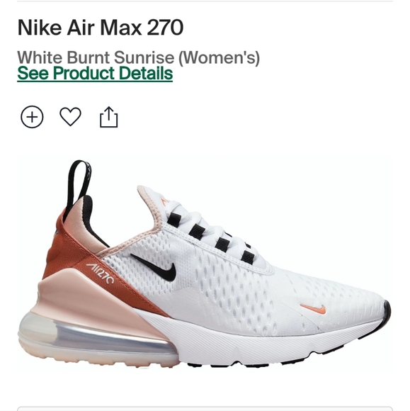 Nike Air Max 270 Pink Oxford Rust Oxide - Picture 2 of 12